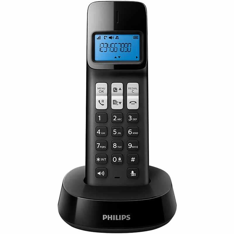 PHILIPS D141 DİYAFONLU DECT TELSİZ TELEFON (SİYAH*BEYAZ)