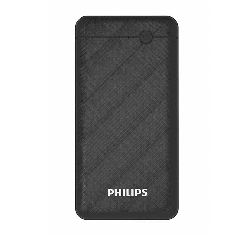 PHILIPS DLP1710CB SİYAH 10000 MAH 2XUSB PORT ÇIKIŞ TYPE-C HIZLI ŞARJ SLIM POWERBANK
