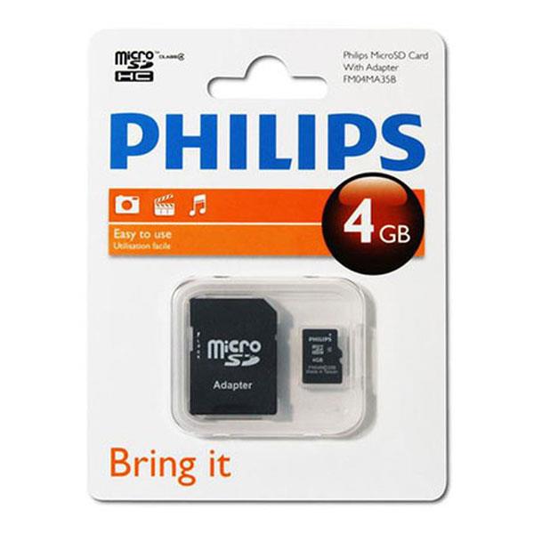 PHILIPS FM04MA35P/97 4 GB MICRO SD HAFIZA KARTI
