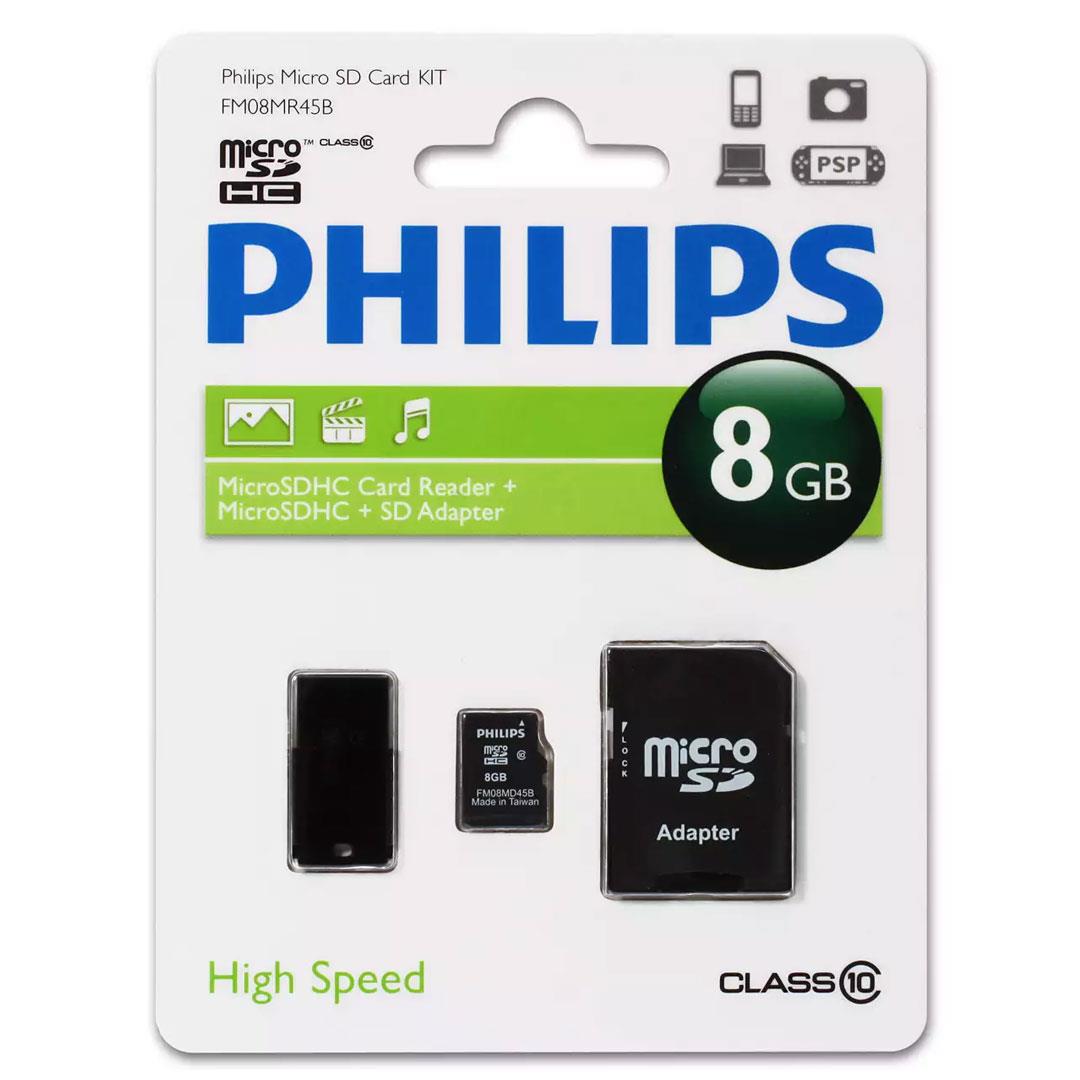 PHILIPS FM08MR45B/97 8 GB MICRO SD HAFIZA KARTI