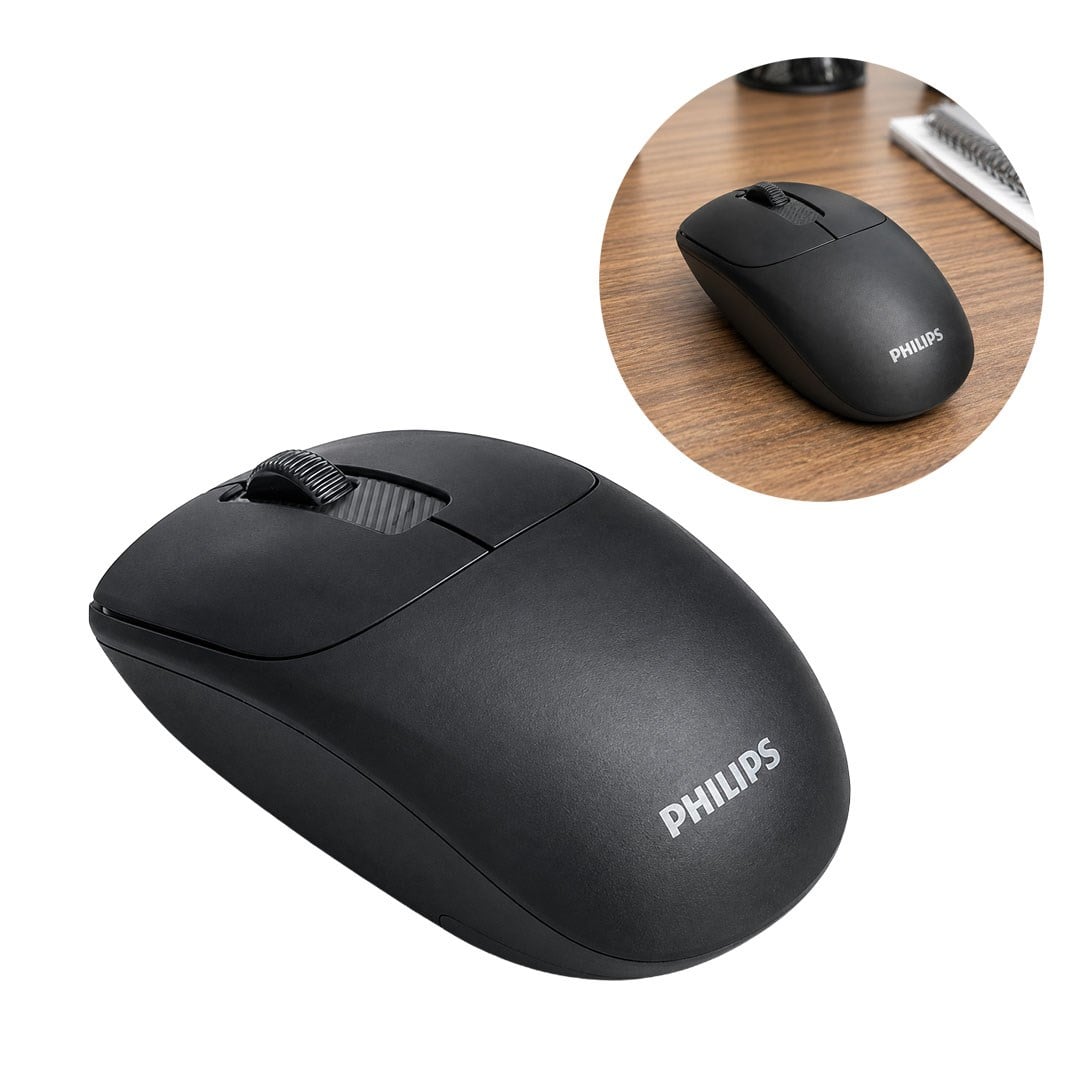 PHILIPS SPK7398B/38 1600 DPI SESSİZ TIKLAMA SİYAH KABLOSUZ OFİS MOUSE