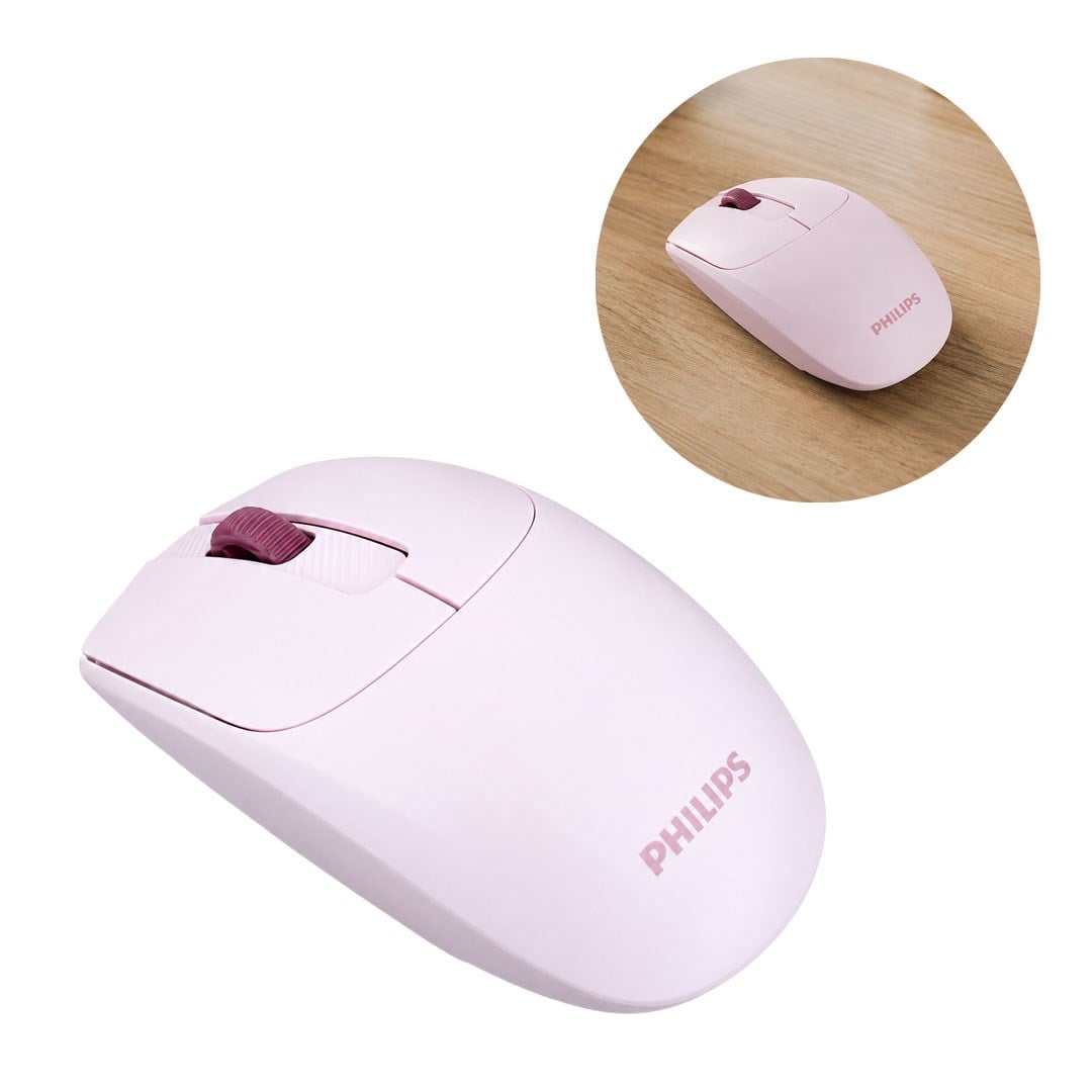 PHILIPS SPK7398P 1600 DPI SESSİZ TIKLAMA PEMBE KABLOSUZ OFİS MOUSE