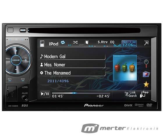 PIONEER AVH-1450DVD DOUBLE OTO TEYP