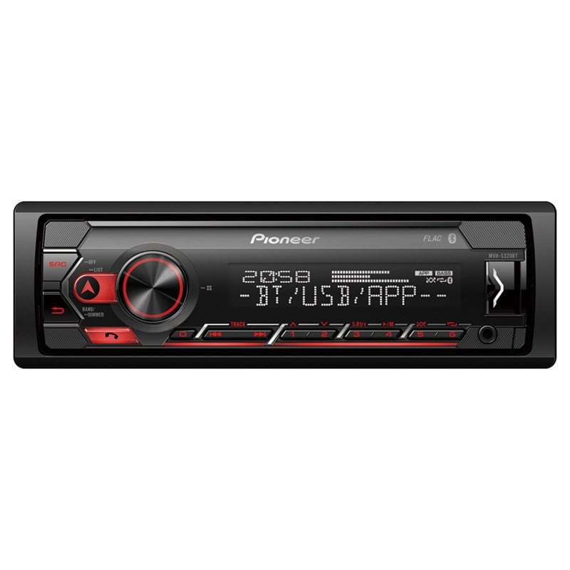 PIONEER MVH-S320BT USB/FM/AUX/MP3 BLUETOOTH'LU MEKANİKSİZ OTO TEYP 4X50 WATT