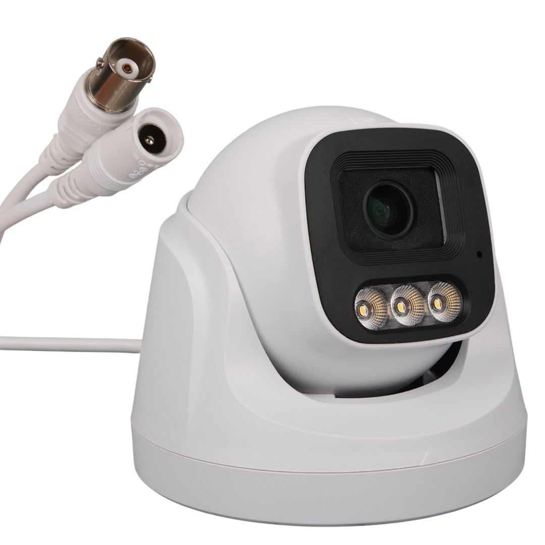 PLATO PL-25273 2MP 3.6 MM 3 WARM LED GECE RENKLİ PLASTİK KASA AHD DOME KAMERA