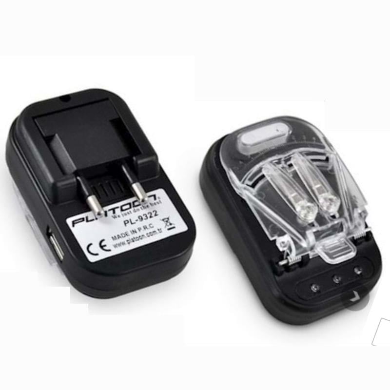 PLATOON PL-9322 UNİVERSAL USBLİ BATARYA ŞARJ ALETİ