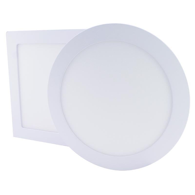 POWERMASTER 15 WATT 6500K 180 MM 7 SIVA ALTI BEYAZ YUVARLAK SLIM LED-ECO SPOT PANEL
