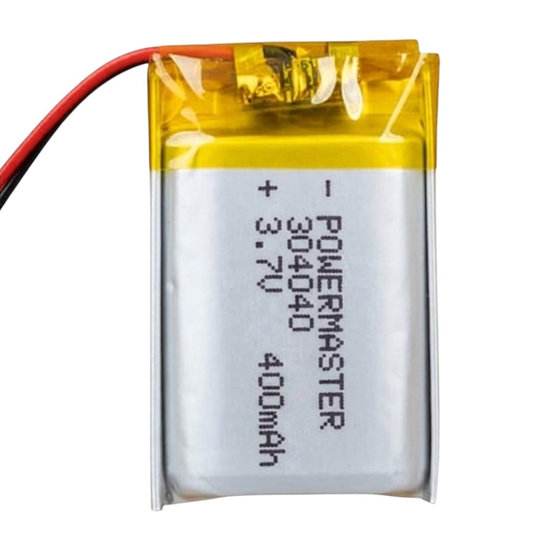 Powermaster 304040 3.7 Volt 400 Mah Lityum Polimer Pil Fiyatı - Merter Elektronik