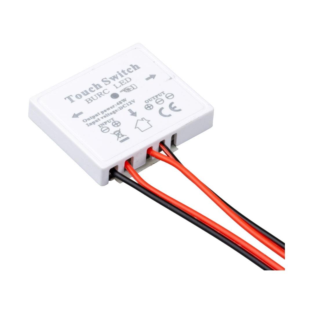 POWERMASTER 48V GİRİŞ / 12V ÇIKIŞ DOKUNMATİK (TOUCH) BEYAZ MOBİLYA SENSÖRÜ LED IŞIK