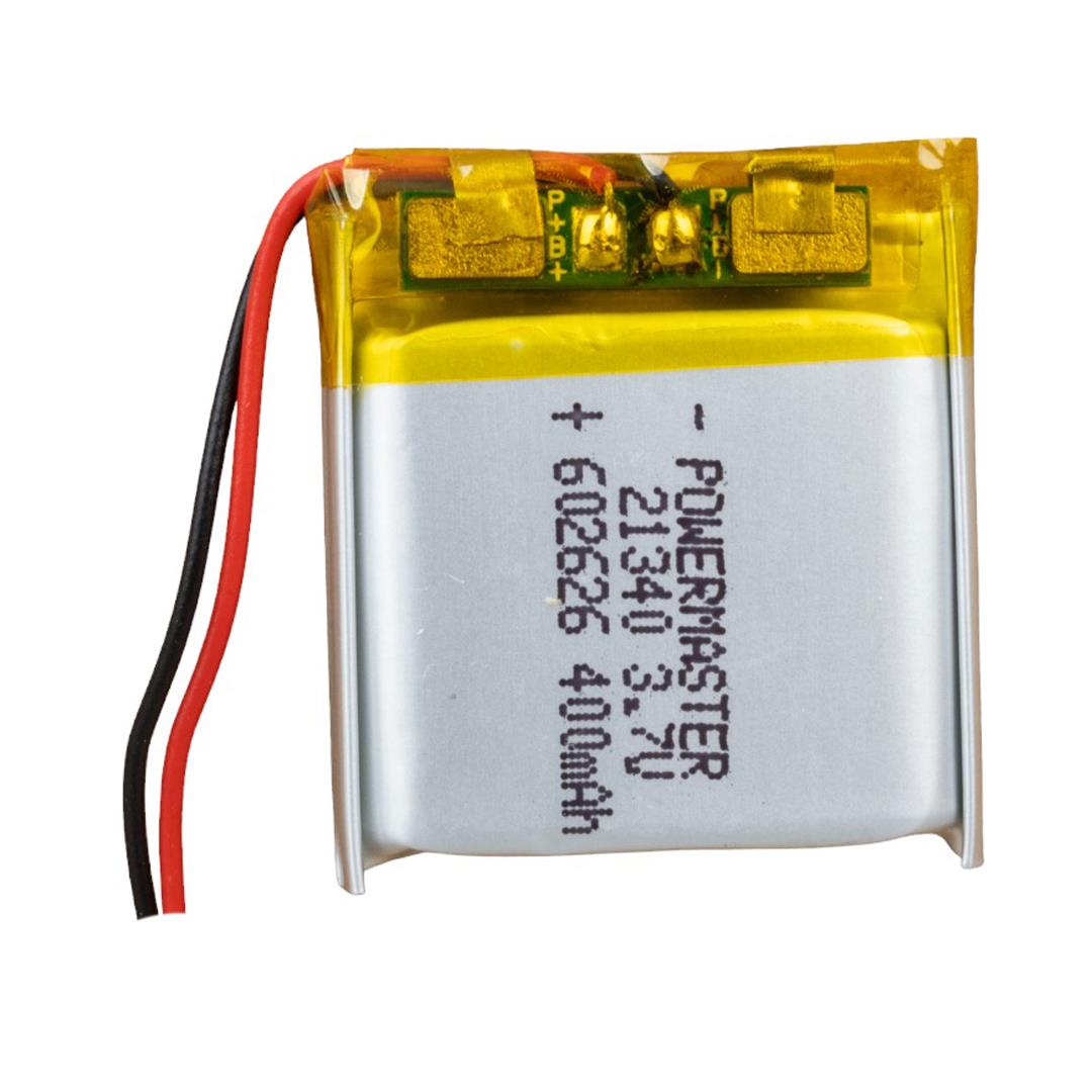 PowerMaster 602626 3.7 Volt 400 Mah Lityum Polimer Pil - Merter Elektronik