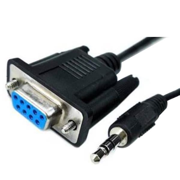POWERMASTER 9 PIN RS232 DİŞİ - 3.5 MM STEREO ERKEK (COM TO 3.5 MM STEREO) SERİ YAZILIM KABLOSU