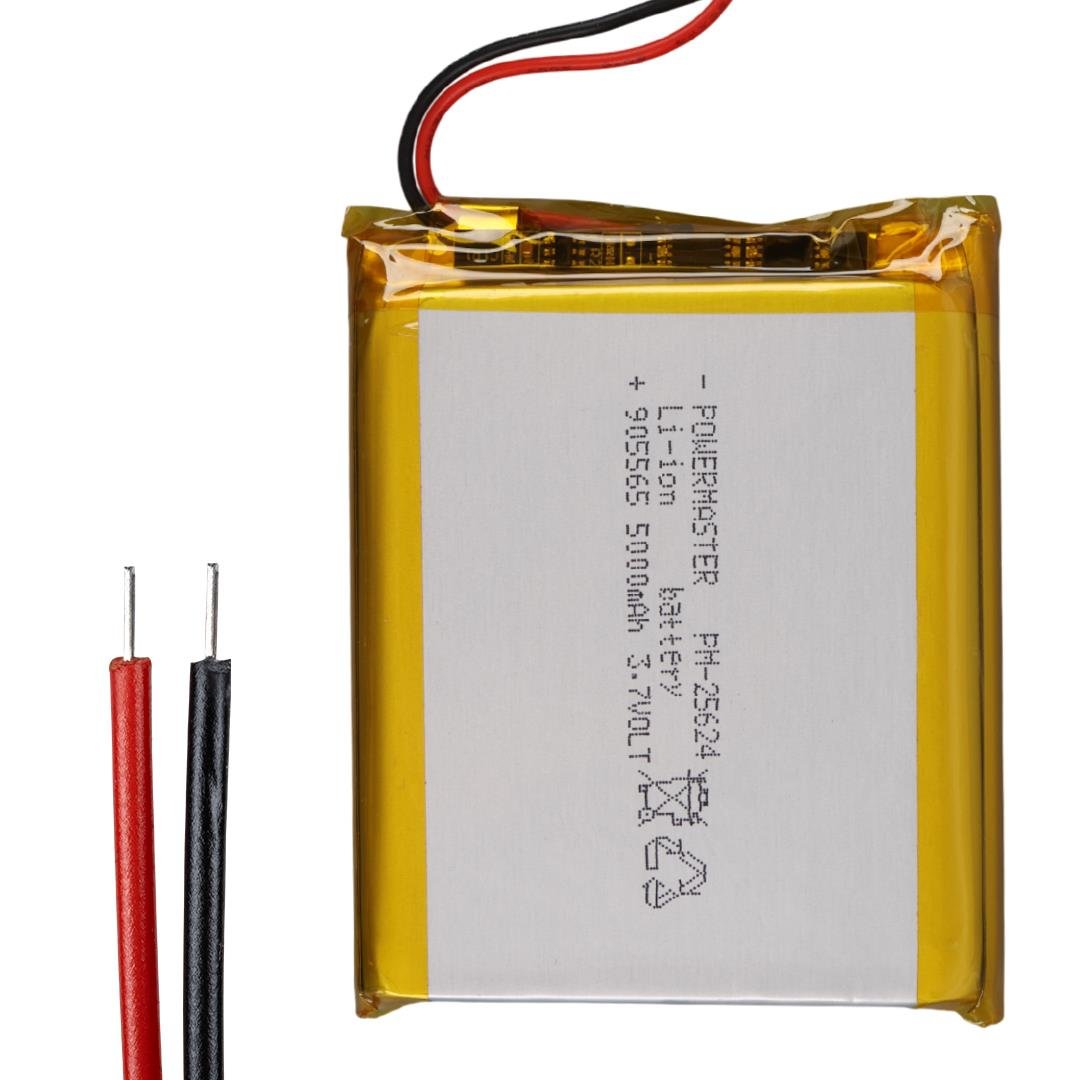 Powermaster 905565 3.7V 5000mAh Lityum Polimer Pil Fiyatı - Merter Elektronik