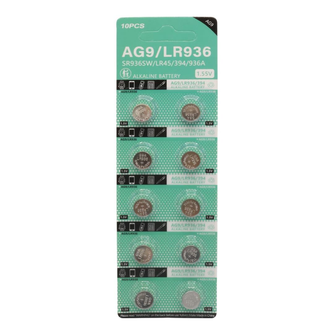 AG-9 Alkalin  LR936/394A Düğme Pil (10'lu Paket) Fiyatı - Merter Elektronik