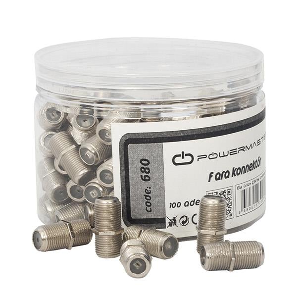 POWERMASTER BİRLEŞTİRİCİ F ARA KONNEKTÖR (100LÜ KUTU)