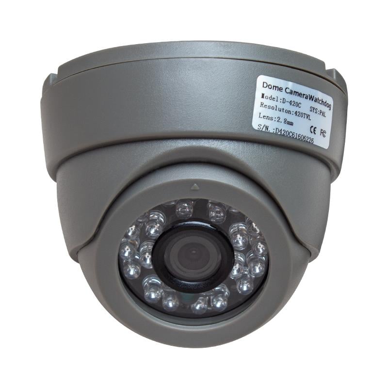 POWERMASTER D-420C 1/3 SONY 2.8 MM 420 TVL 24 LED ANALOG PLASTİK DOME KAMERA (4 PİN SOKETLİ)