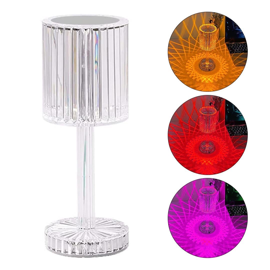POWERMASTER HA-1788 DEKORATİF RGB LEDLİ AMBİYANS MASA GECE LAMBASI UZAKTAN KUMANDALI ŞARJLI DOKUNMATİK TUŞLU