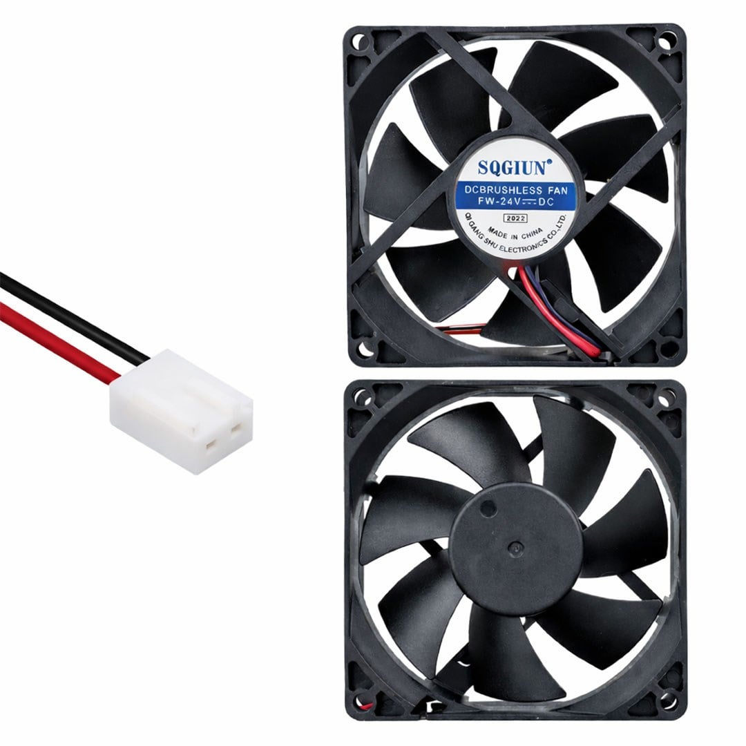 PowerMaster IC-216A Fırçasız DC Fan 80X80X25mm 24 Volt 3Pin Fiyatı - Merter Elektronik