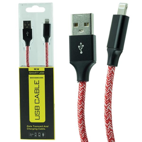 POWERMASTER MİKA KUTULU USB TO IPHONE 7 LIGHTING ÖRGÜLÜ KABLO