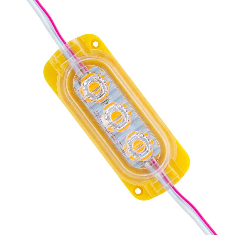 POWERMASTER MODÜL LED 12V 0.6W SARI 2835 65X25 MM IP65 120LM 160 DERECE