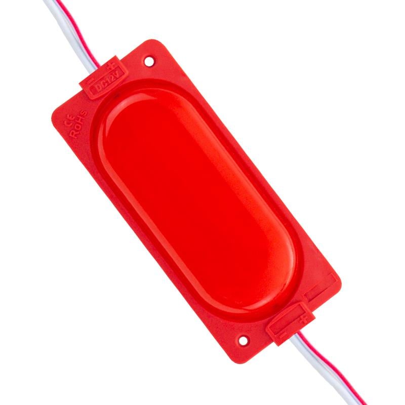 POWERMASTER MODÜL LED 12V 3W KIRMIZI COB 85X35 MM IP65 220-240LM 140 DERECE