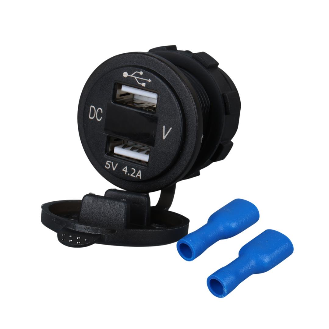 Powermaster Pano Tipi Voltmetreli 2'li USB Giriş 5v 1A / Çıkış 5V 2.1A Kulaksız (IC-266D) Fiyatı - Merter Elektronik