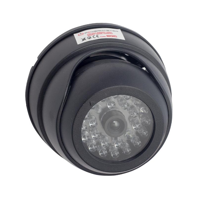 POWERMASTER PM-1001 KIRMIZI LEDLİ MAKET DOME KAMERA
