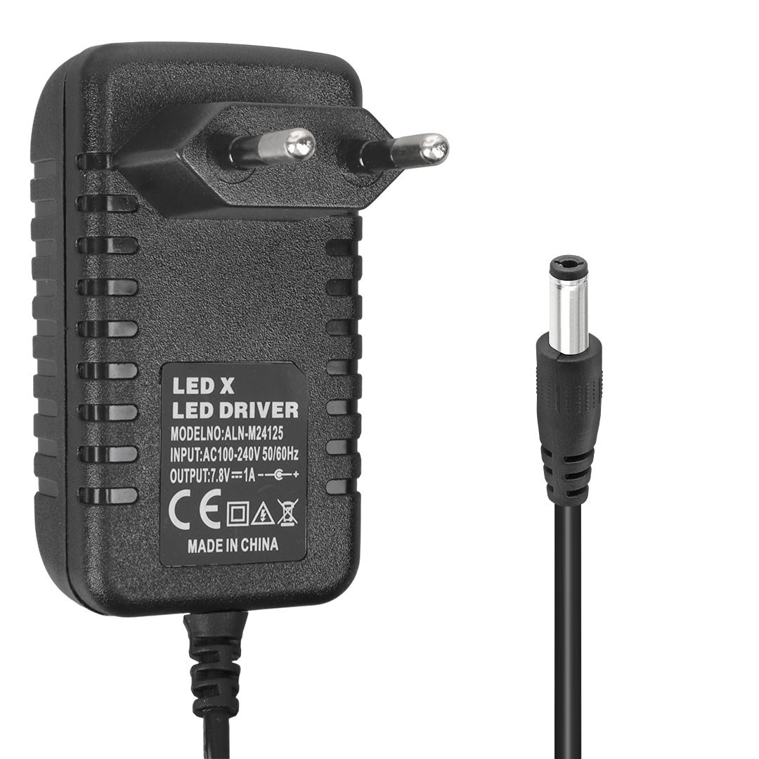 Powermaster Pm-16740 7.8 Volt - 1.2 Amper 5.5*2.5 Mm Uçlu Plastik Kasa Adaptör Fiyatı - Merter Elektronik
