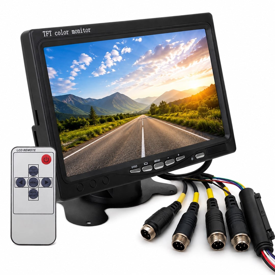 Powermaster PM-16804 7'' Quad Dijital 4'e Bölünebilen Monitör Ekran Fiyatı - Merter Elektronik