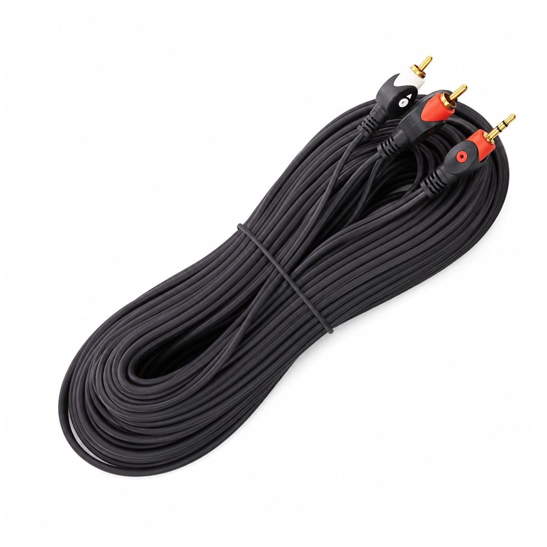 2RCA-3.5mm Stereo Kablo 10 Metre Fiyatı - Merter Elektronik