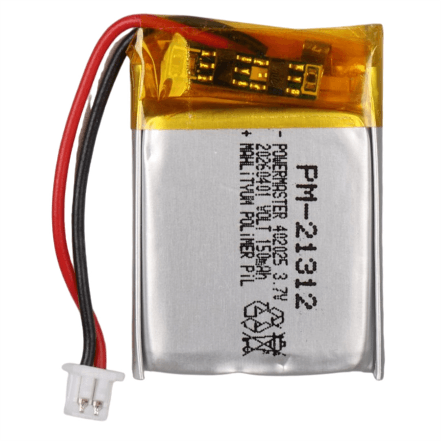 PowerMaster 402025 3.7 Volt 150 Mah Lityum Polimer Pil Fiyatı - Merter Elektronik