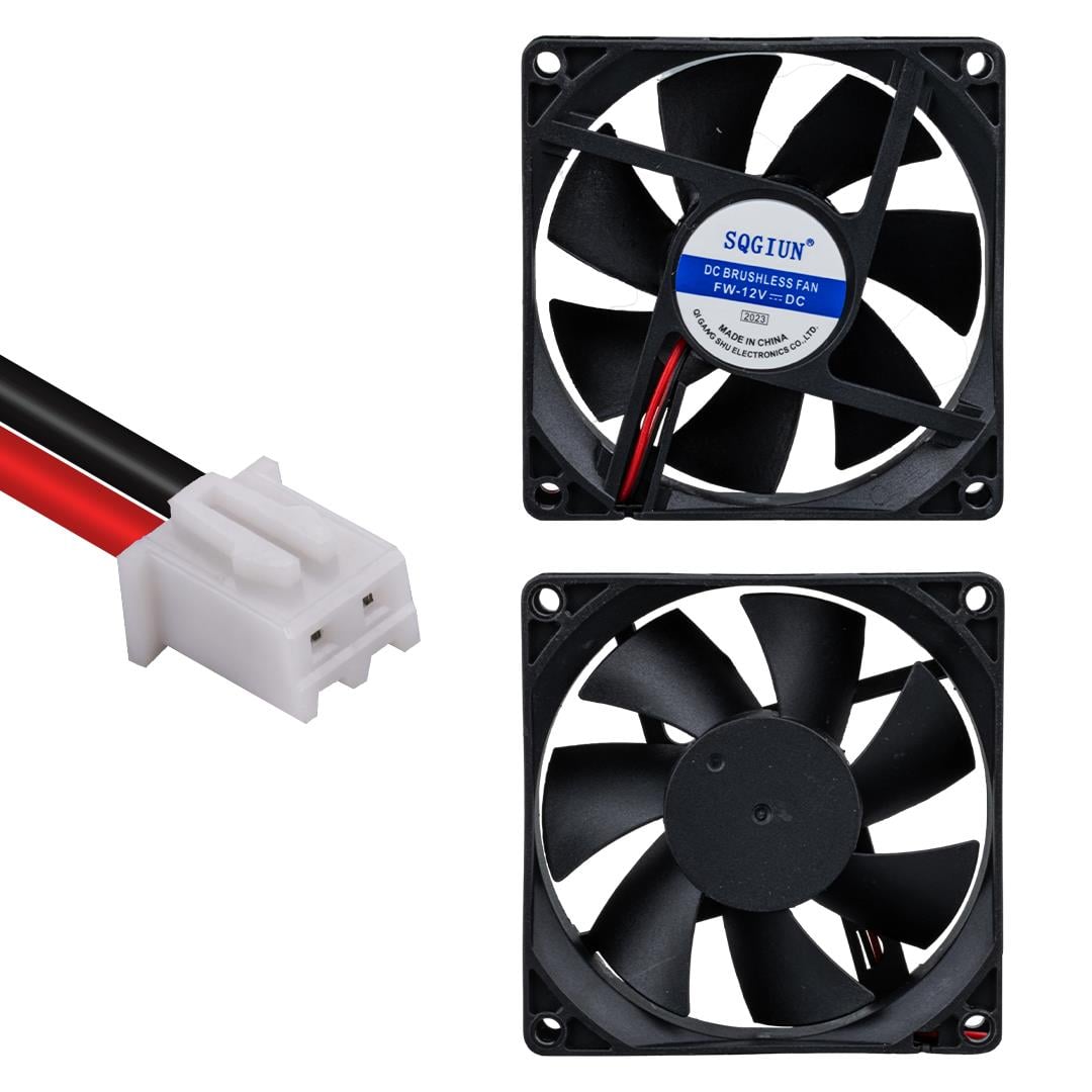 PowerMaster IC-216 Fırçasız DC Fan 80X80X25mm 12 Volt 3 Pin (Seri 1) Fiyatı - Merter Elektronik