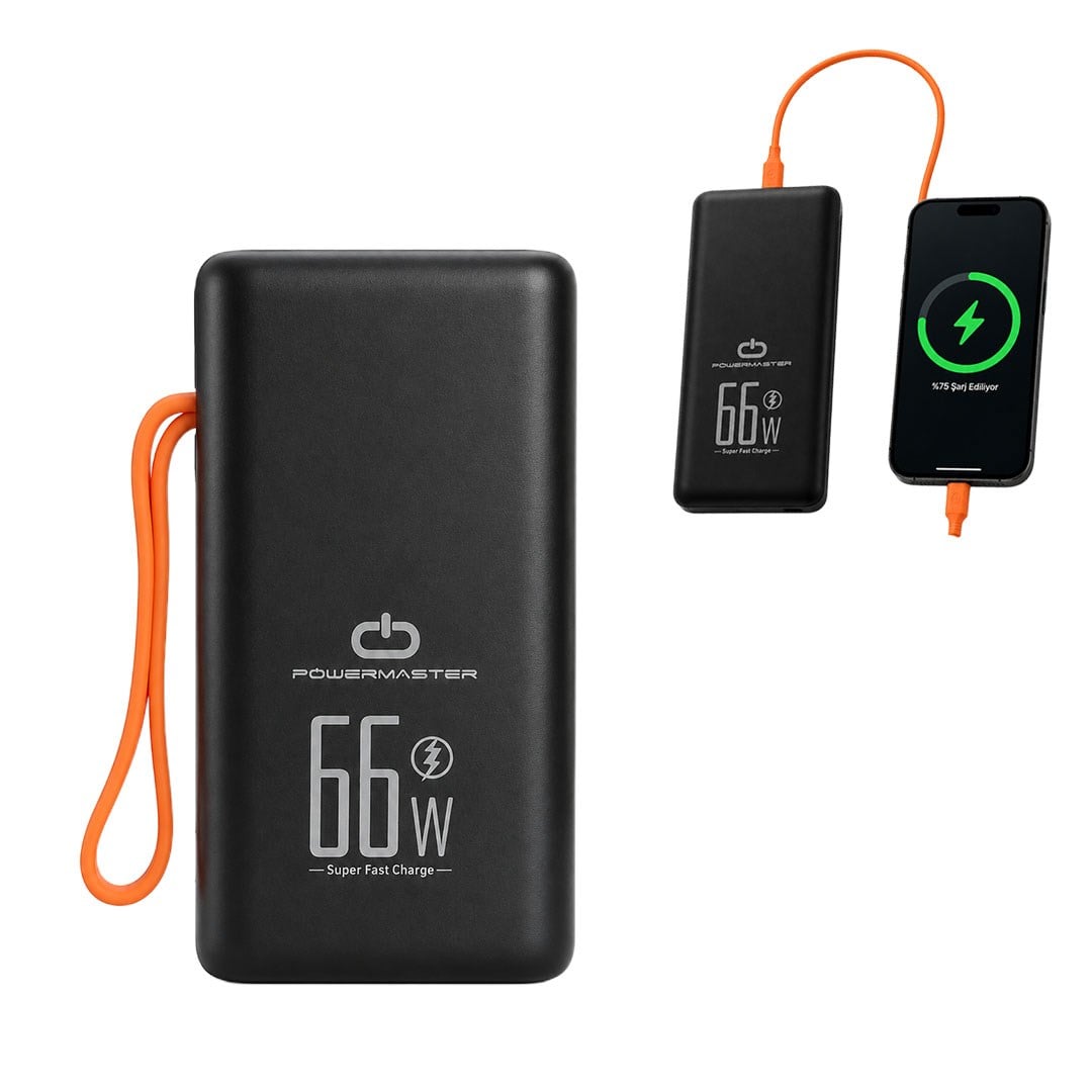 Powermaster PM-23832 20000 mAh Powerbank Fiyatı - Merter Elektronik