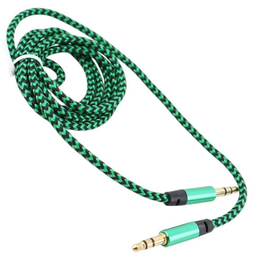 Powermaster Metal Başlıklı Örgülü Erkek - Erkek 1.5 Metre Stereo Aux Kablo Fiyatı - Merter Elektronik