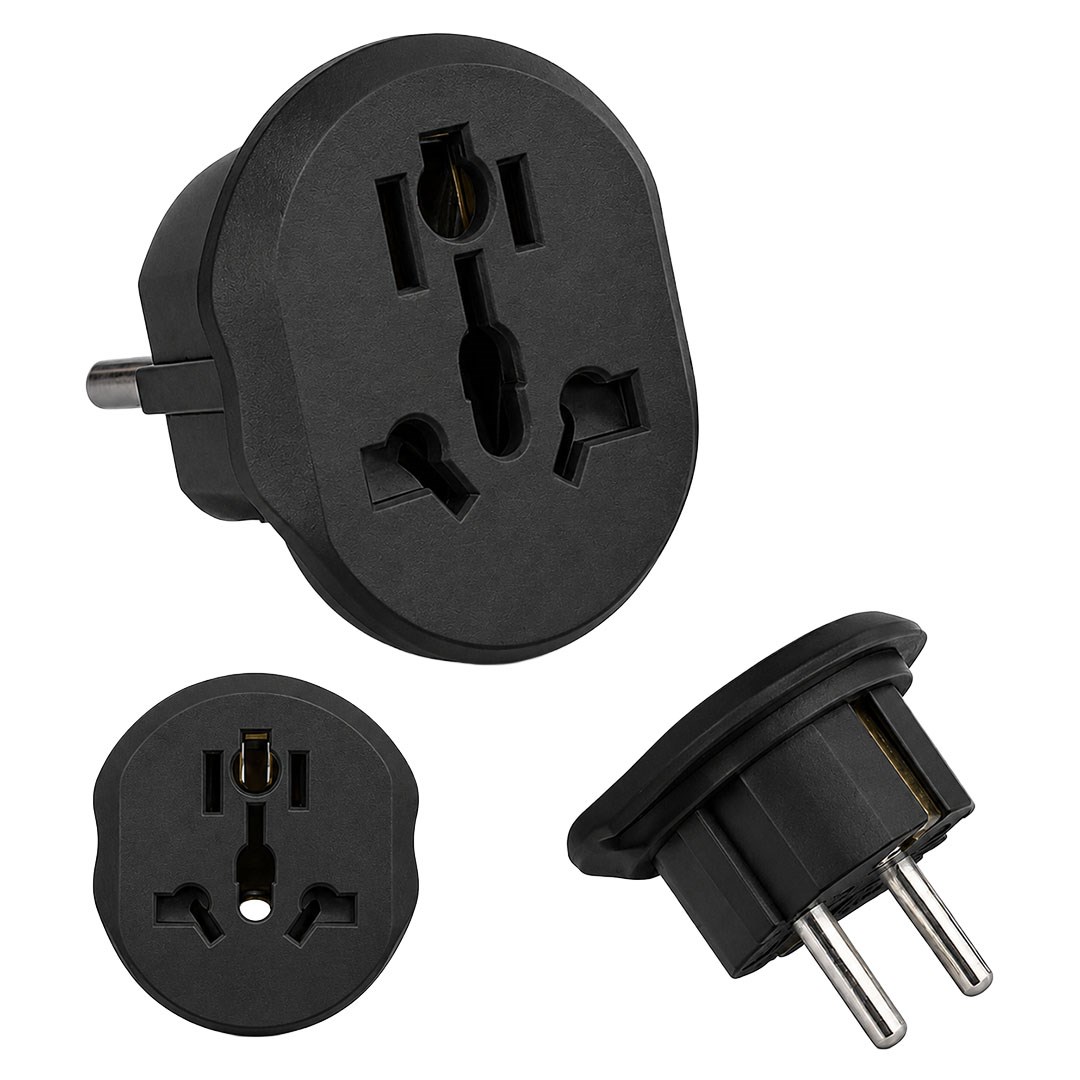 PowerMaster PM-24241 Avrupa Çıkışlı Universal Seyahat Priz Adaptörü Çoklu Fiş Giriş Tipi Uyumu Fiyatı - Merter Elektronik