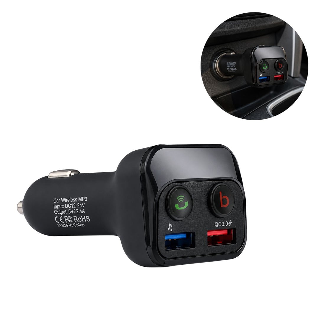 Powermaster PM-24634 Bluetooth 5.0 32 Gb Led Ekran USB/BT/TF/Çift USB 3.4 Amper FM Transmitter Fiyatı - Merter Elektronik