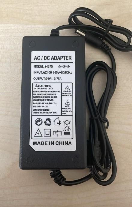 POWERMASTER PM-24792 24 VOLT - 3.75 AMPER 5.5*2.5 MM UÇLU NOTEBOOK ADAPTÖR