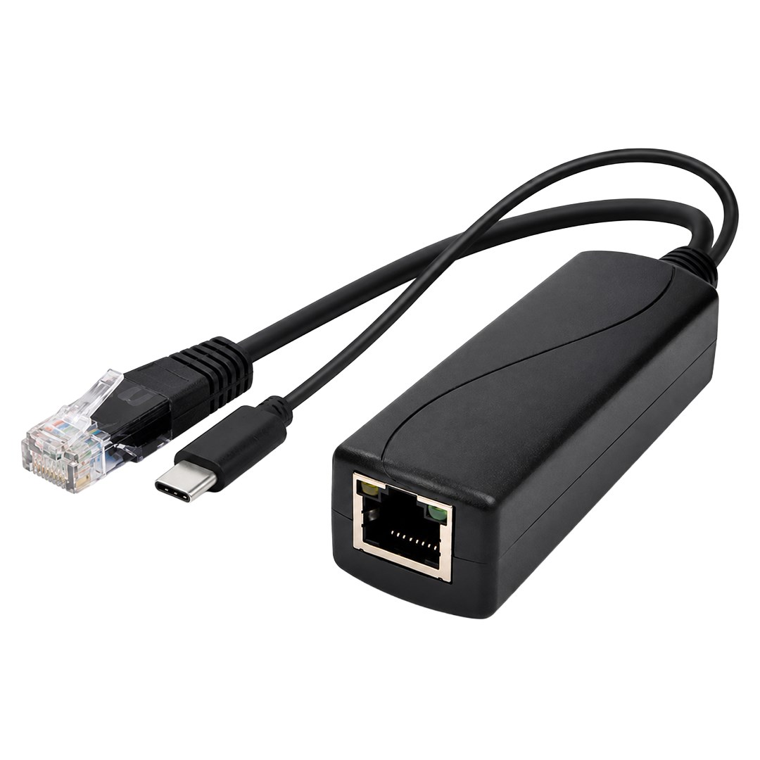 PowerMaster PM-25116 TYPE-C Uçlu IP Kamera Poe Kablosu Aktif Poe Enjektör Splitter Fiyatı - Merter Elektronik