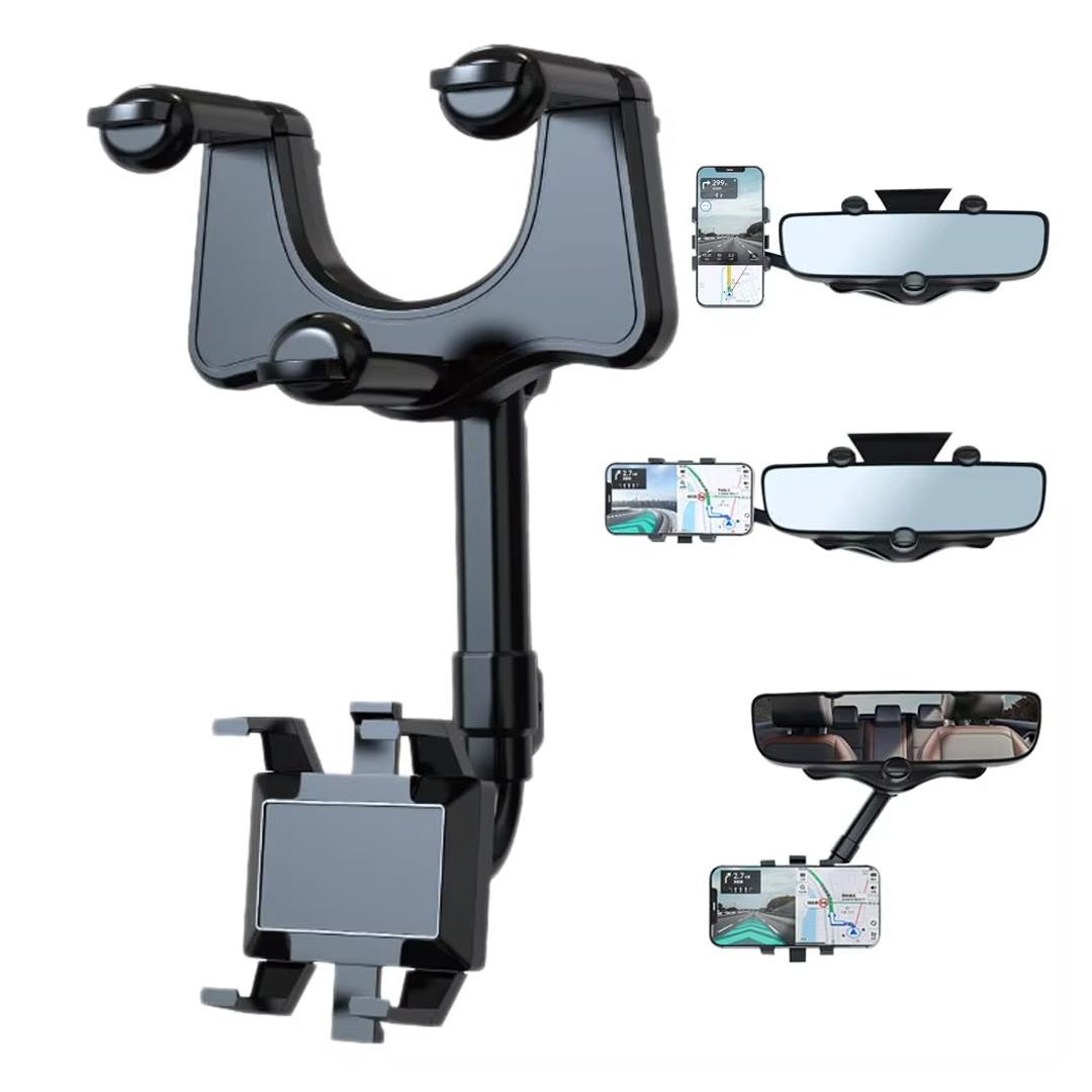 Powermaster PM-25159 360 Derece Ayarlanabilen Araç İçi Dikiz Aynası Telefon Tutucu Fiyatı - Merter Elektronik
