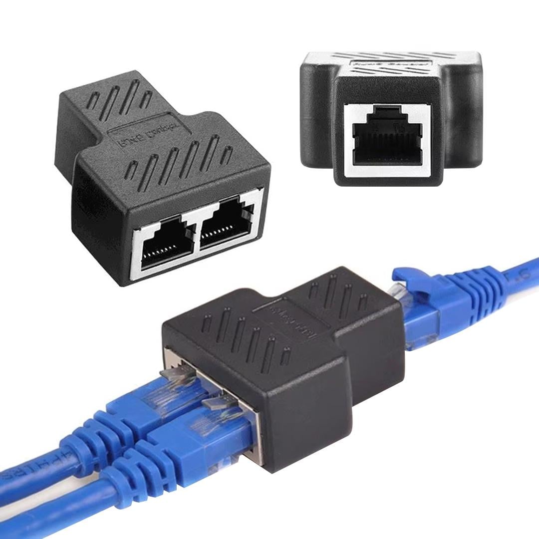 POWERMASTER PM-26130 RJ45 TO 2X RJ45 DİŞİ SPLİTTER ADAPTÖR