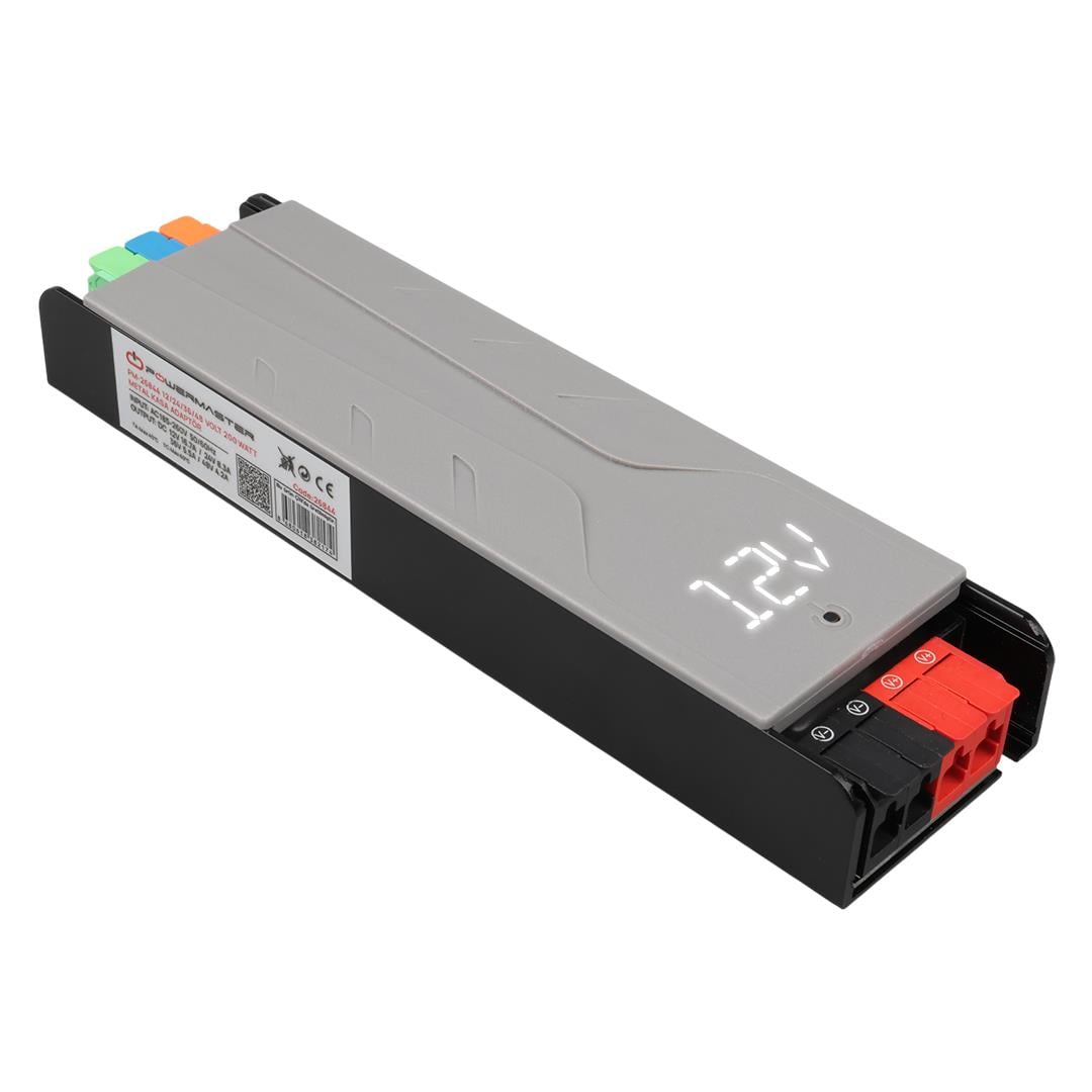 POWERMASTER PM-26844 24 VOLT 5 AMPER 200 WATT METAL KASA ADAPTÖR Fiyatı - Merter Elektronik