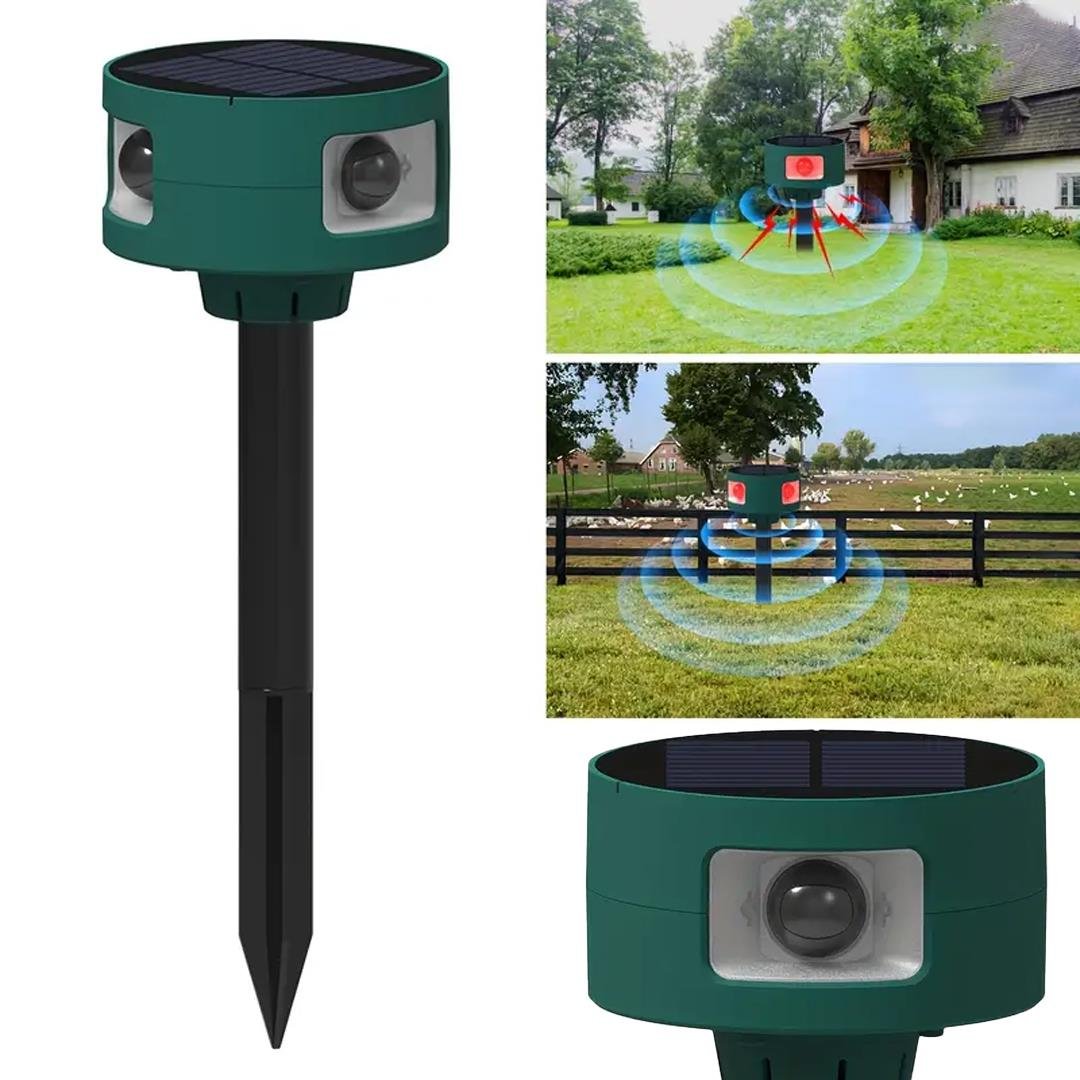 PowerMaster PM-26948 DC 5V Solar Sesli Hayvan Kovucu Alarm Cihazı Fiyatı - Merter Elektronik