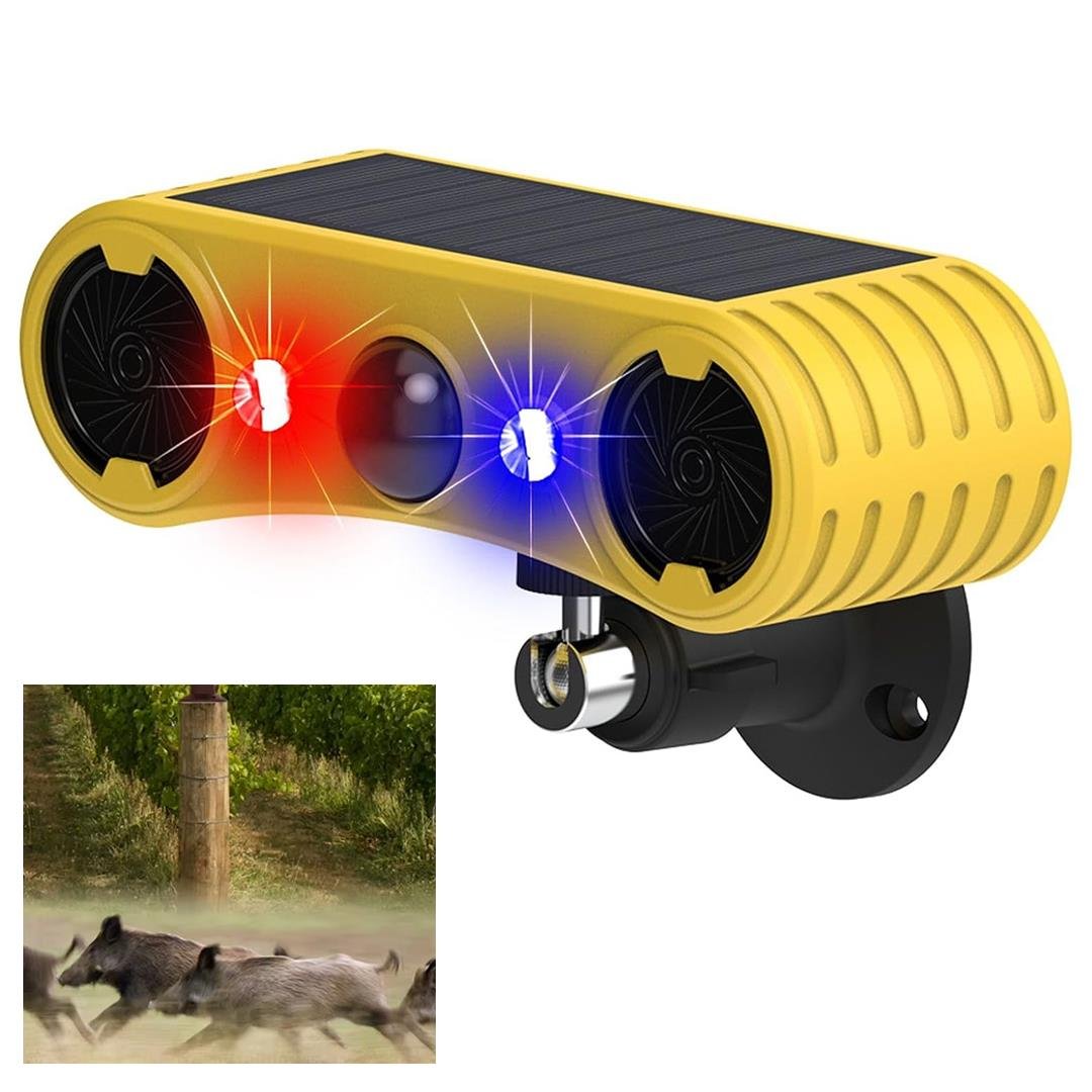 PowerMaster PM-26950 DC 5V Solar Sesli Hayvan Kovucu Alarm Cihazı Fiyatı - Merter Elektronik