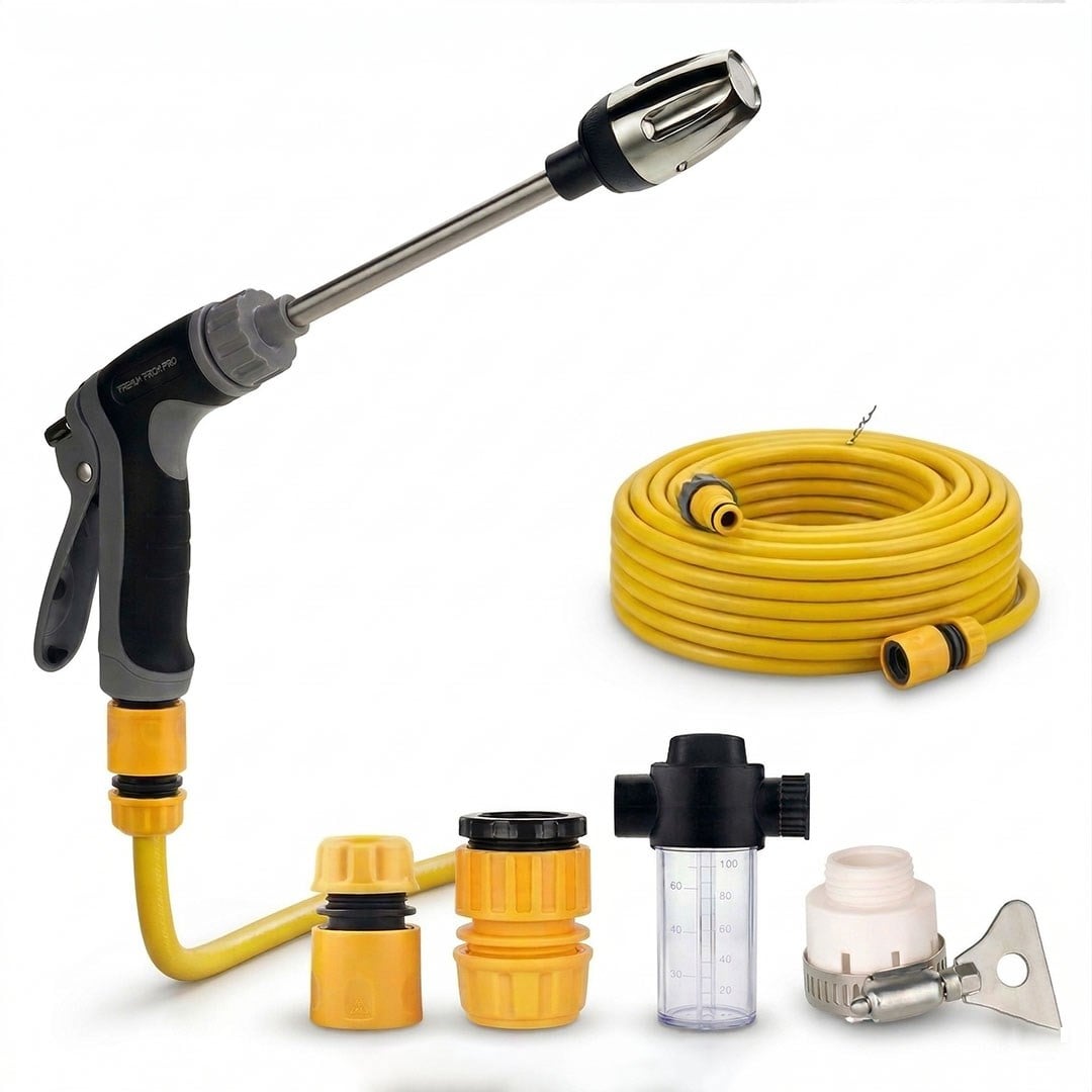 POWERMASTER PM-29663 YÜKSEK BASINÇLI ARAÇ YIKAMA SETİ Fiyatı - Merter Elektronik