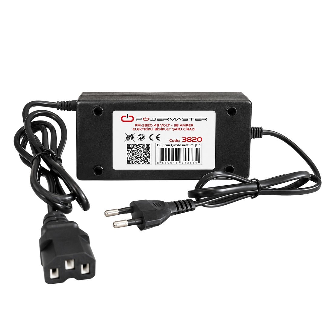 Powermaster PM-3820 48 Volt - 38 Amper Elektrikli Bisiklet Şarj Cihazı Fiyatı - Merter Elektronik