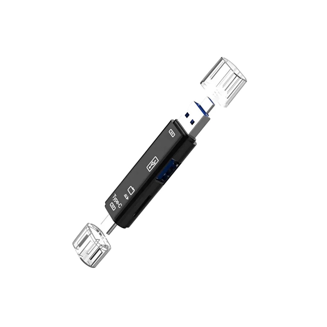 POWERMASTER PM-38400 TYPE-C - USB - MİKRO USB - MİKRO SD KART OKUYUCU HUB Fiyatı - Merter Elektronik