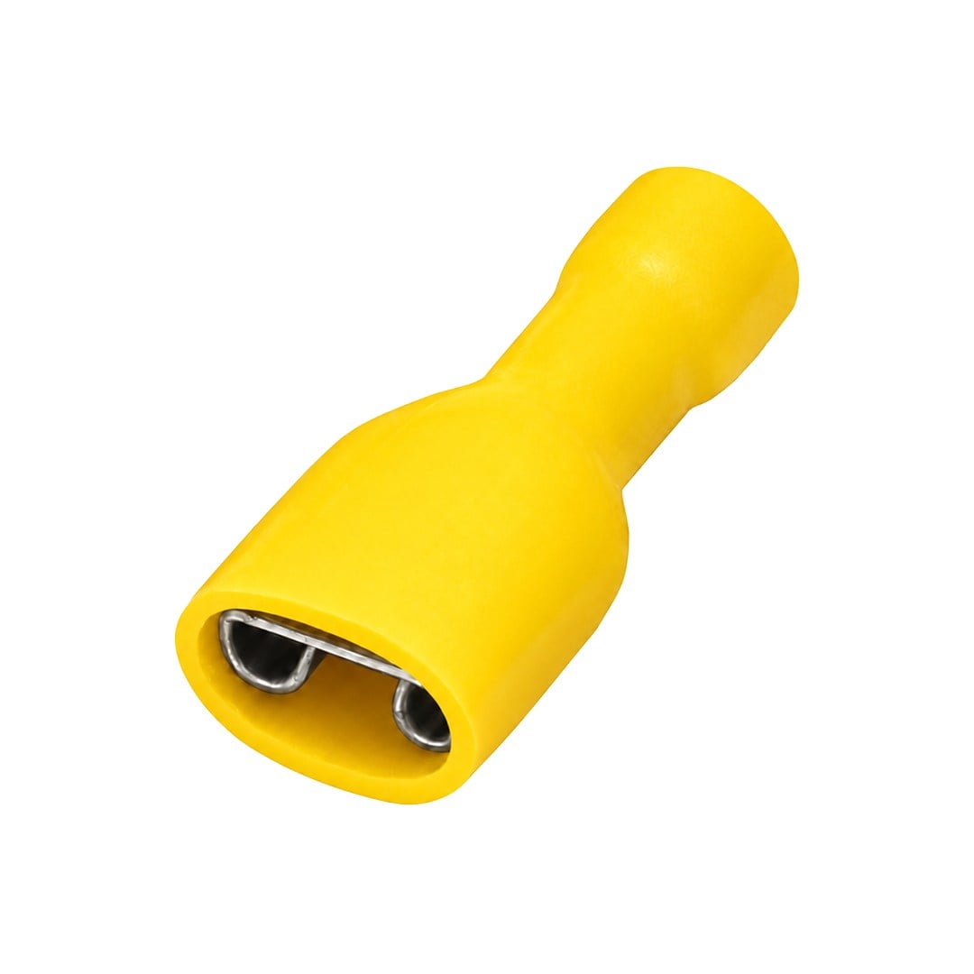 POWERMASTER PM-39073 4 - 6MM2 KESİT 0,8X6,35MM SOKET SARI İZOLELİ KABLO PABUCU (100'LÜ PAKET) Fiyatı - Merter Elektronik