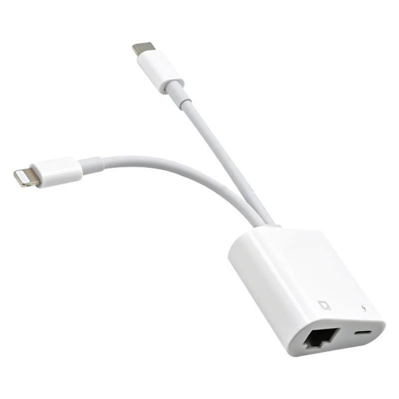 POWERMASTER PM-5724 LIGHTNING TYPE-C ETHERNET ÇEVİRİCİ