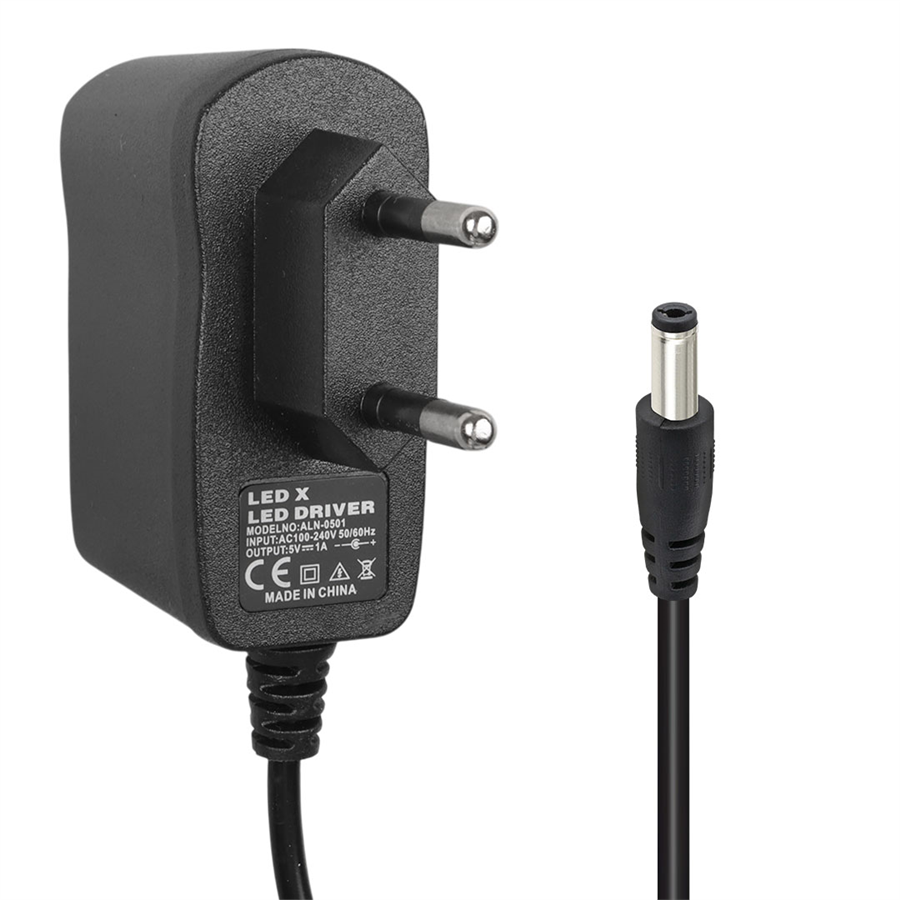 Powermaster PM-5737 5 Volt - 1 Amper 3.5*1.35 Mm Uçlu Plastik Kasa Priz Tipi Adaptör Fiyatı - Merter Elektronik