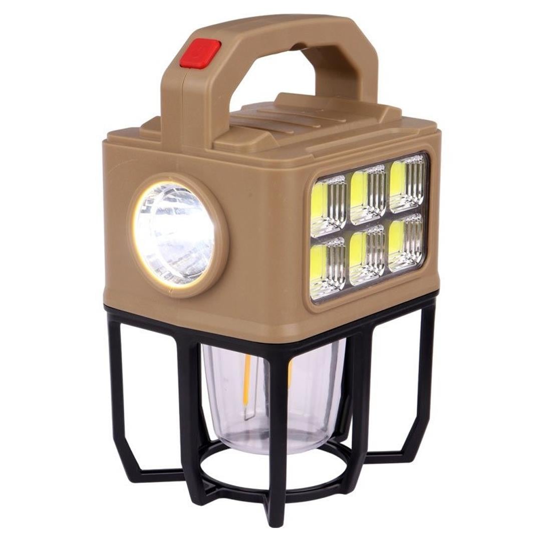 PowerMaster PM-9802 Çok Fonksiyonlu Bej Solar Kamp Lambası Fiyatı - Merter Elektronik