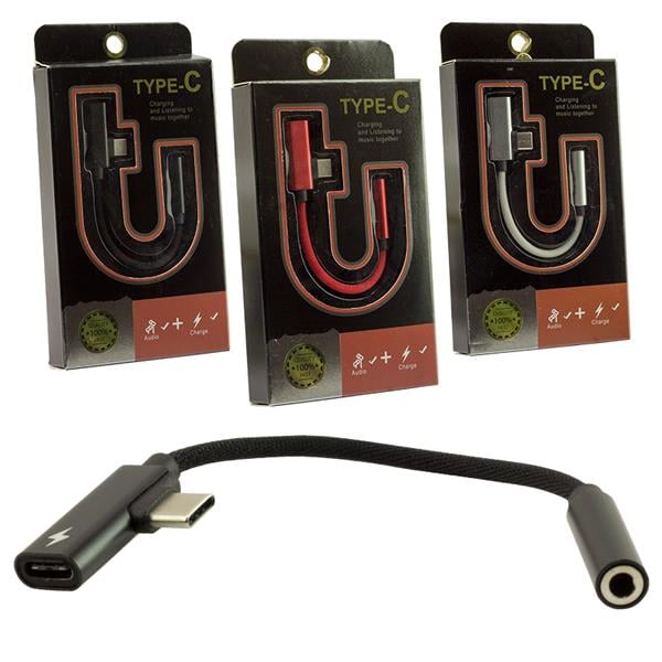 POWERMASTER USB TYPE-C KULAKLIK + ŞARJ ÇEVİRİCİ ADAPTÖR (PEMBE*KIRMIZI*GOLD)